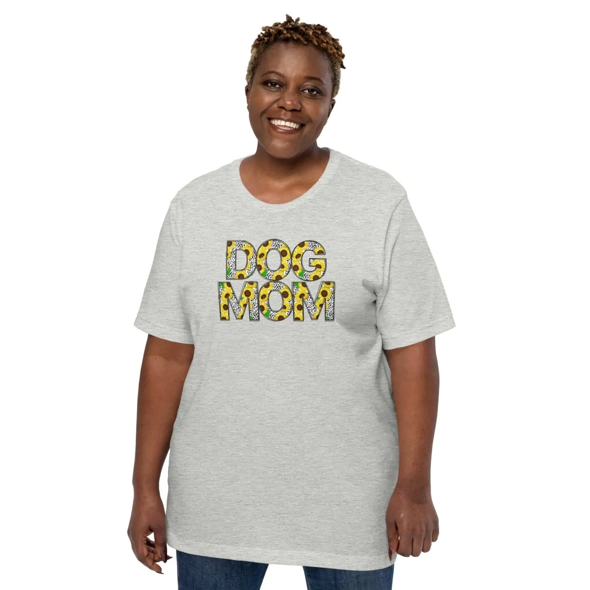 Yellow Sunflowers Dog Mom T-Shirt