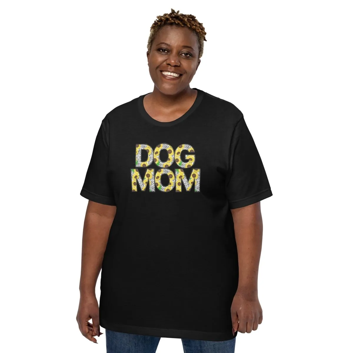 Yellow Sunflowers Dog Mom T-Shirt