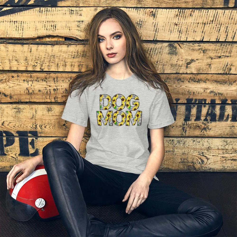 Yellow Sunflowers Dog Mom T-Shirt