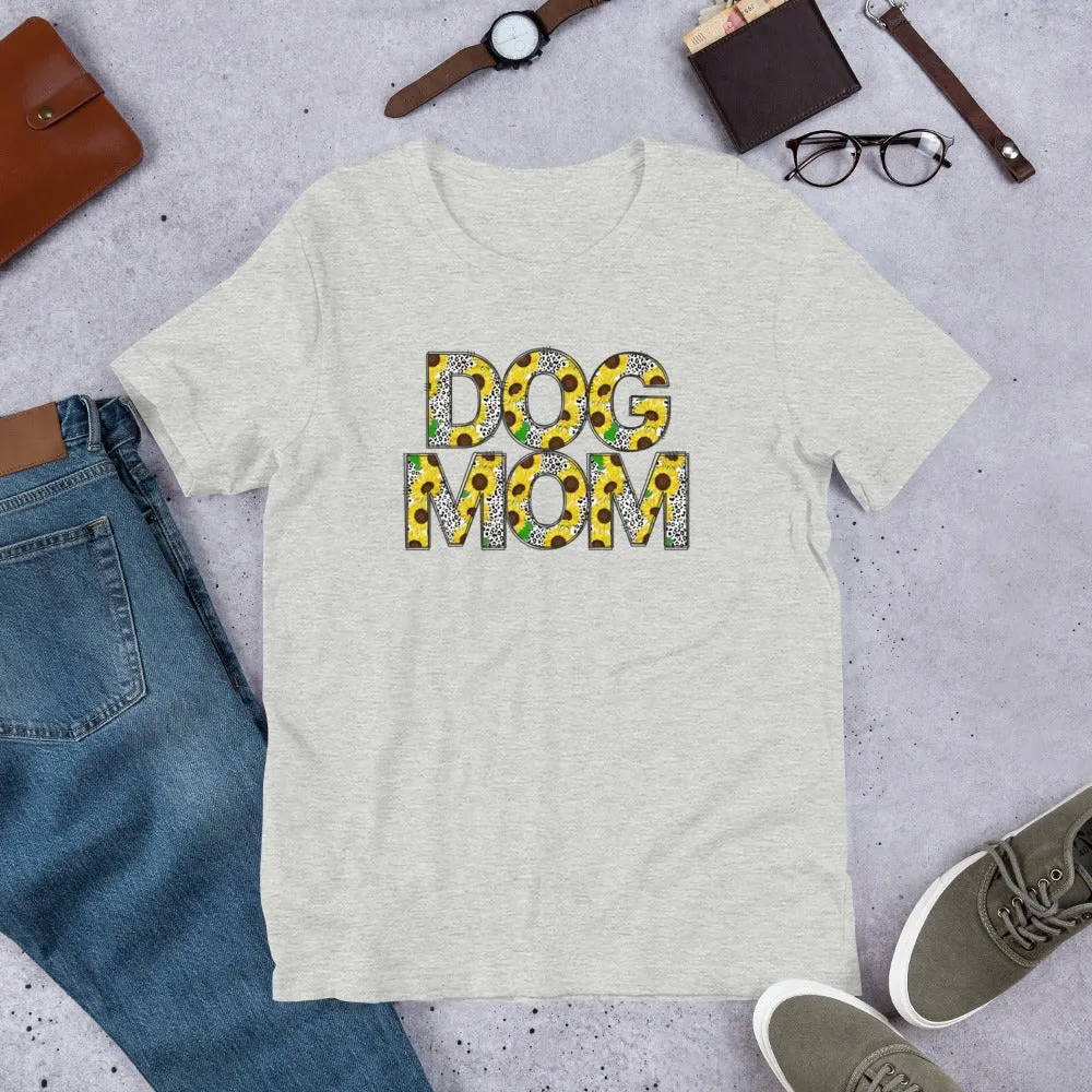 Yellow Sunflowers Dog Mom T-Shirt