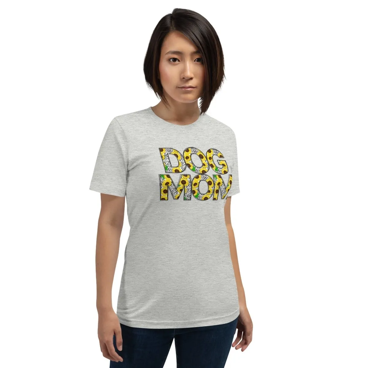 Yellow Sunflowers Dog Mom T-Shirt