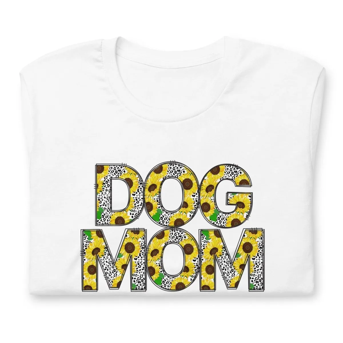 Yellow Sunflowers Dog Mom T-Shirt