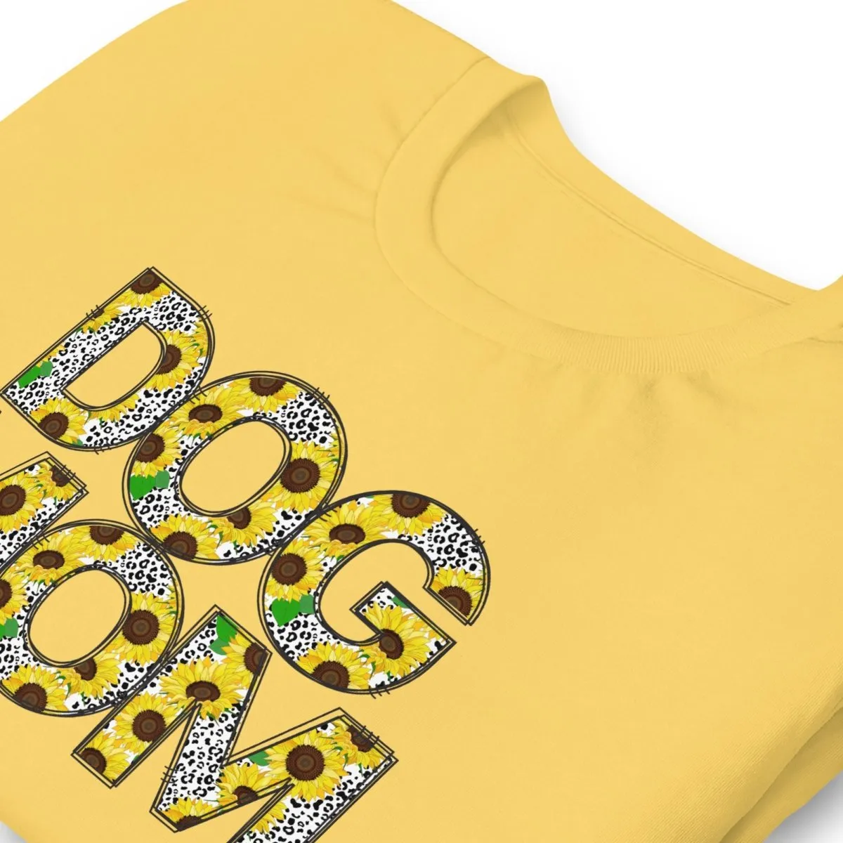 Yellow Sunflowers Dog Mom T-Shirt