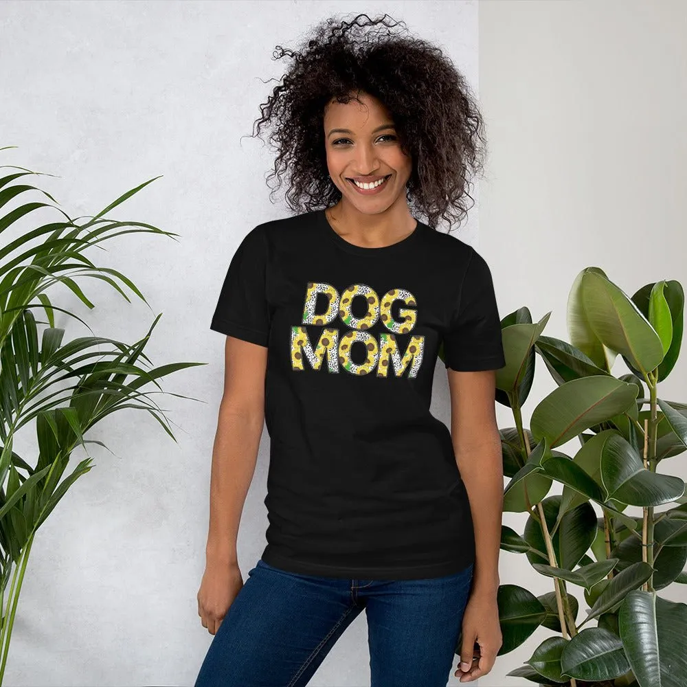 Yellow Sunflowers Dog Mom T-Shirt