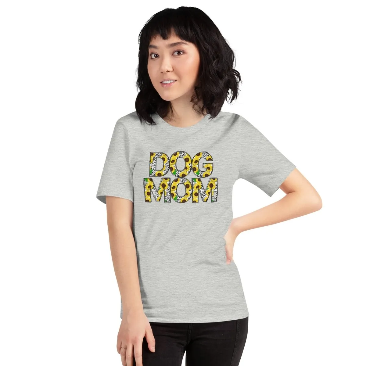 Yellow Sunflowers Dog Mom T-Shirt
