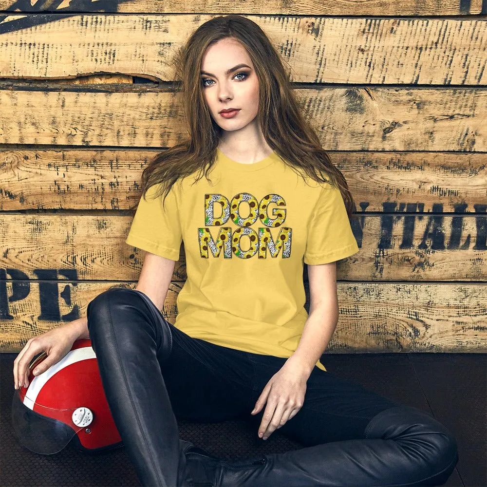 Yellow Sunflowers Dog Mom T-Shirt