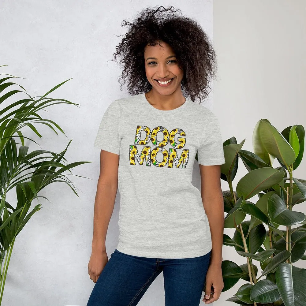Yellow Sunflowers Dog Mom T-Shirt