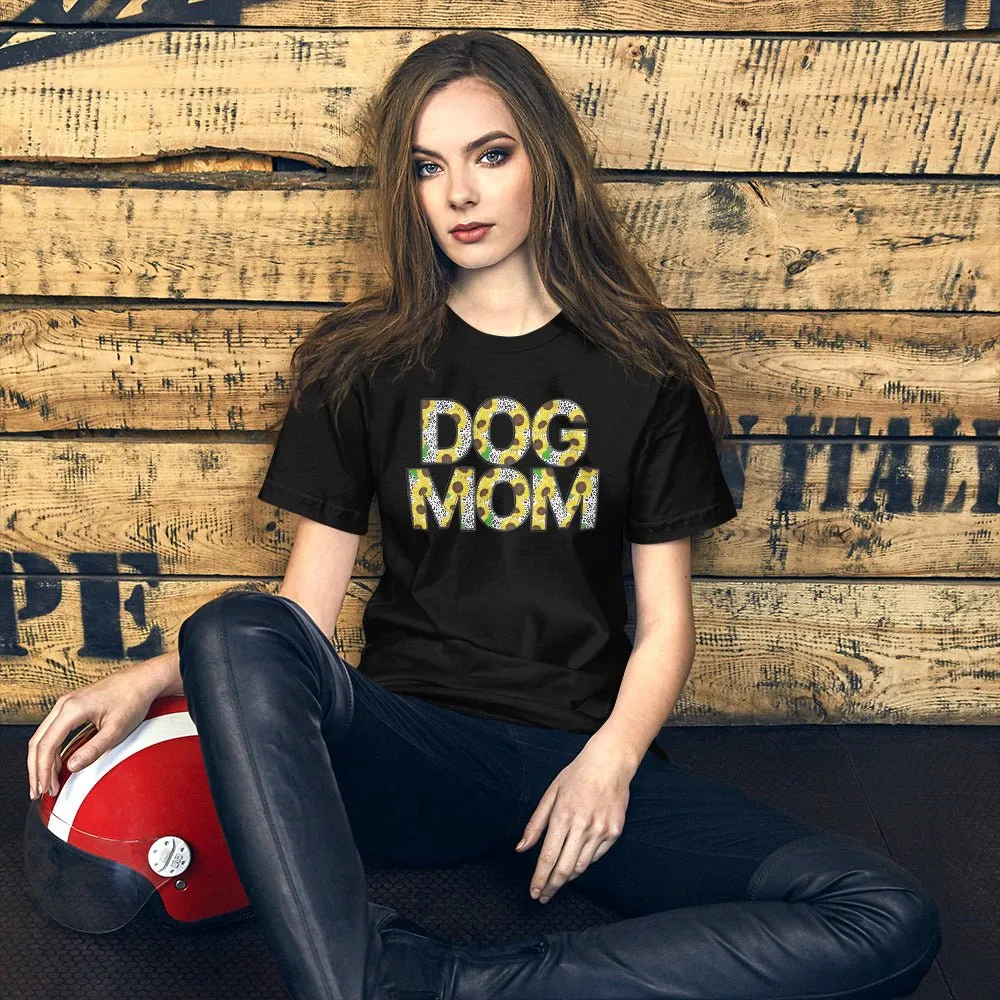 Yellow Sunflowers Dog Mom T-Shirt