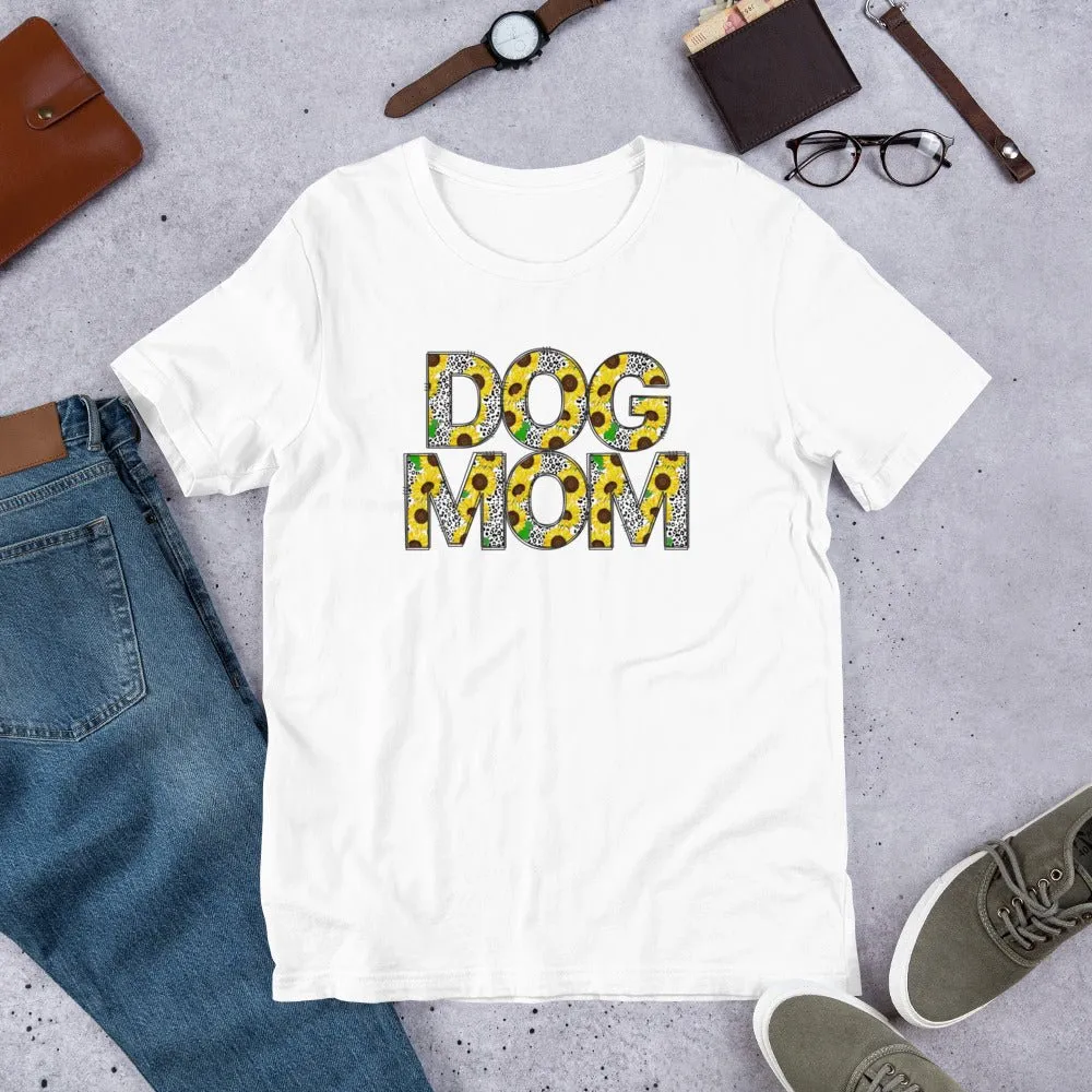 Yellow Sunflowers Dog Mom T-Shirt