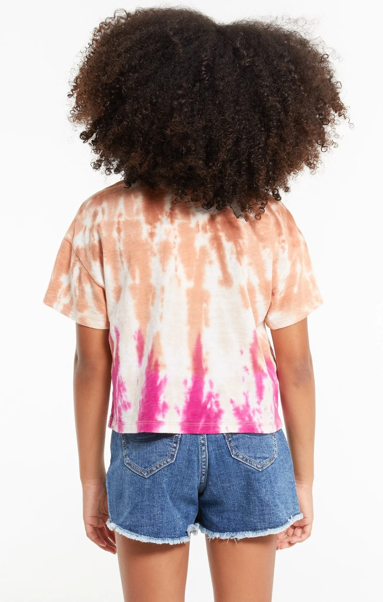 Z Supply Girls Nattie Tie-Dye Tee - Sahara