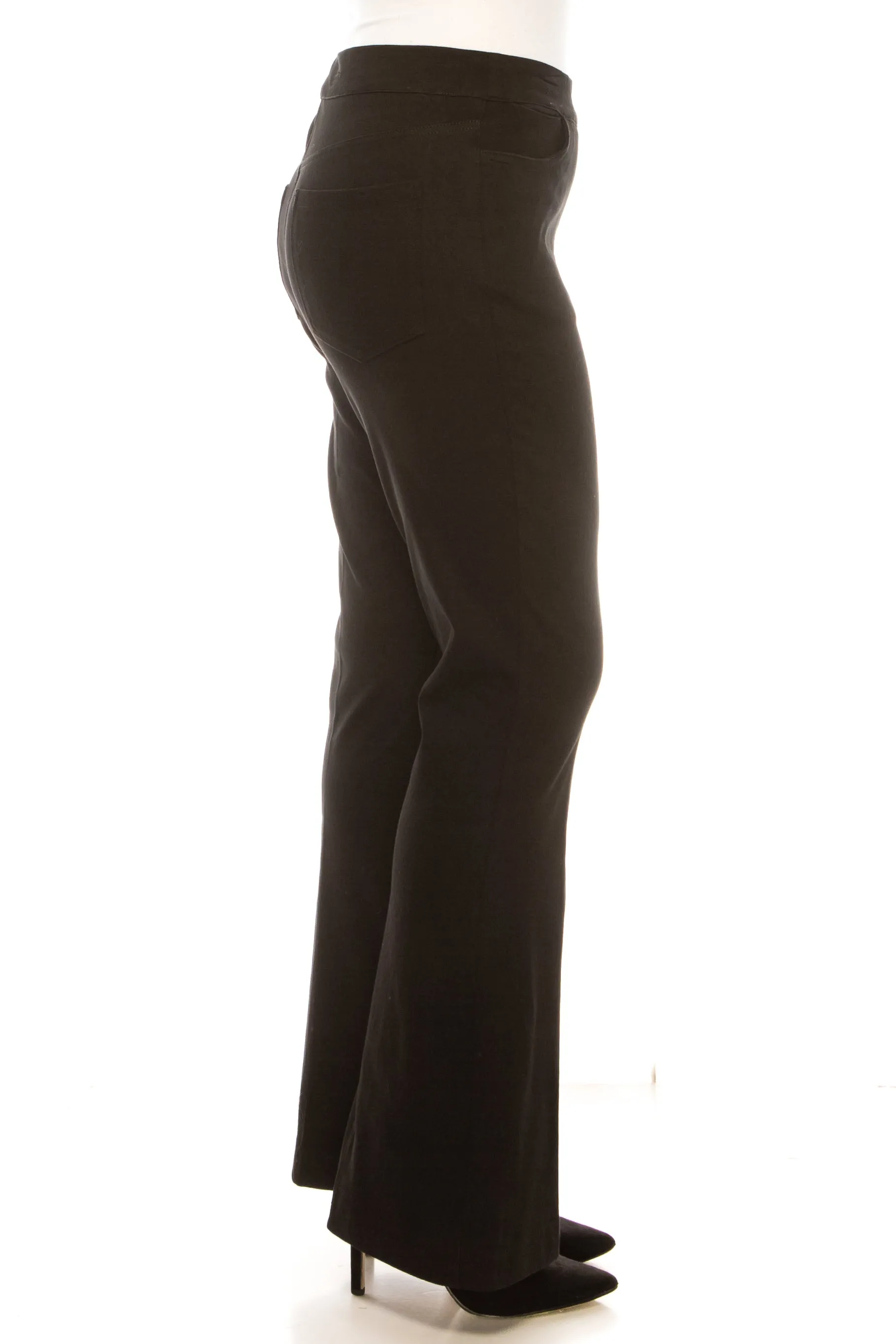 Zac & Rachel Flare Leg Elastic Waist Jeans