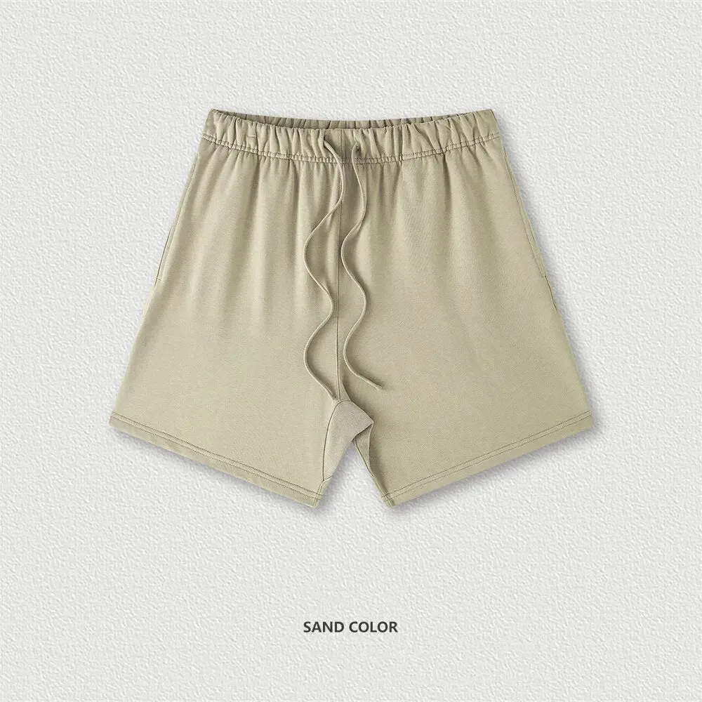 ZODF Heavy Weight Cotton Comfortable Solid Shorts