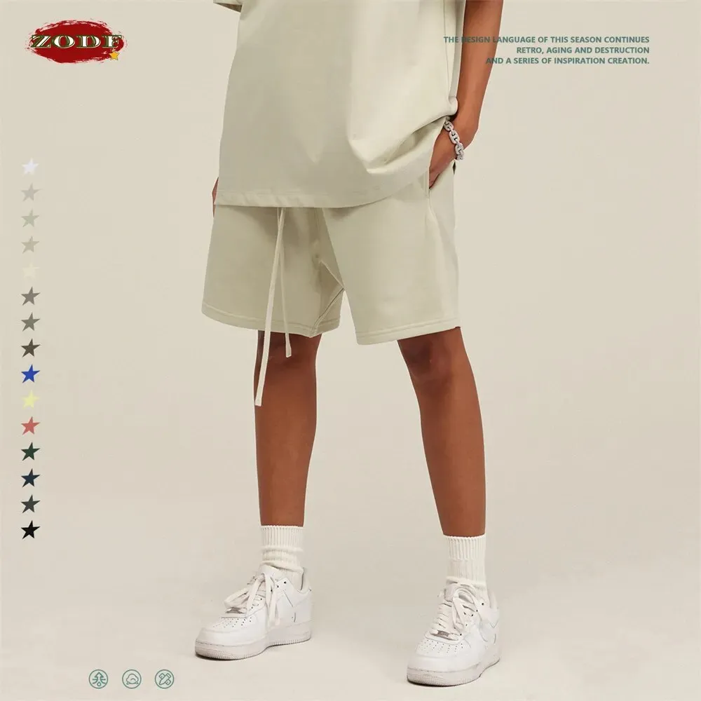 ZODF Heavy Weight Cotton Comfortable Solid Shorts