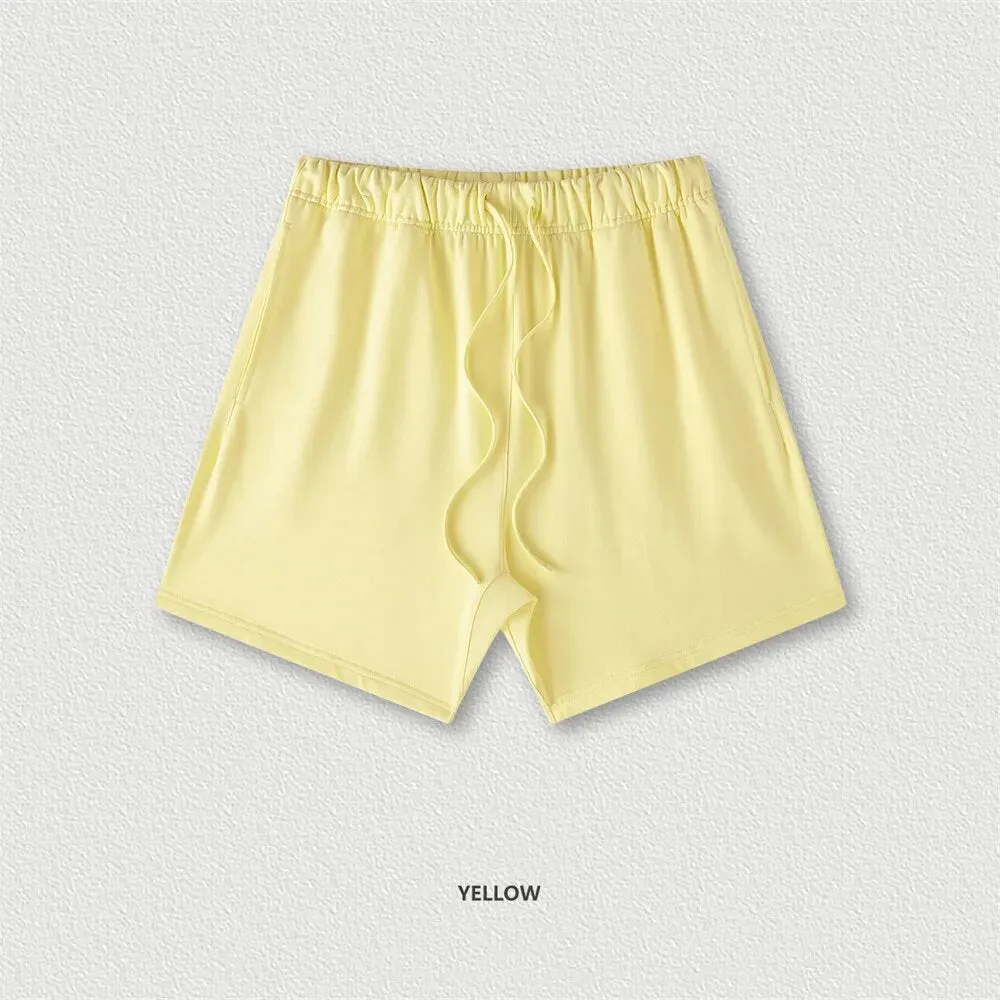 ZODF Heavy Weight Cotton Comfortable Solid Shorts