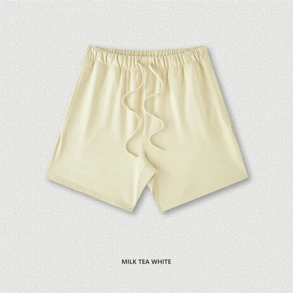 ZODF Heavy Weight Cotton Comfortable Solid Shorts