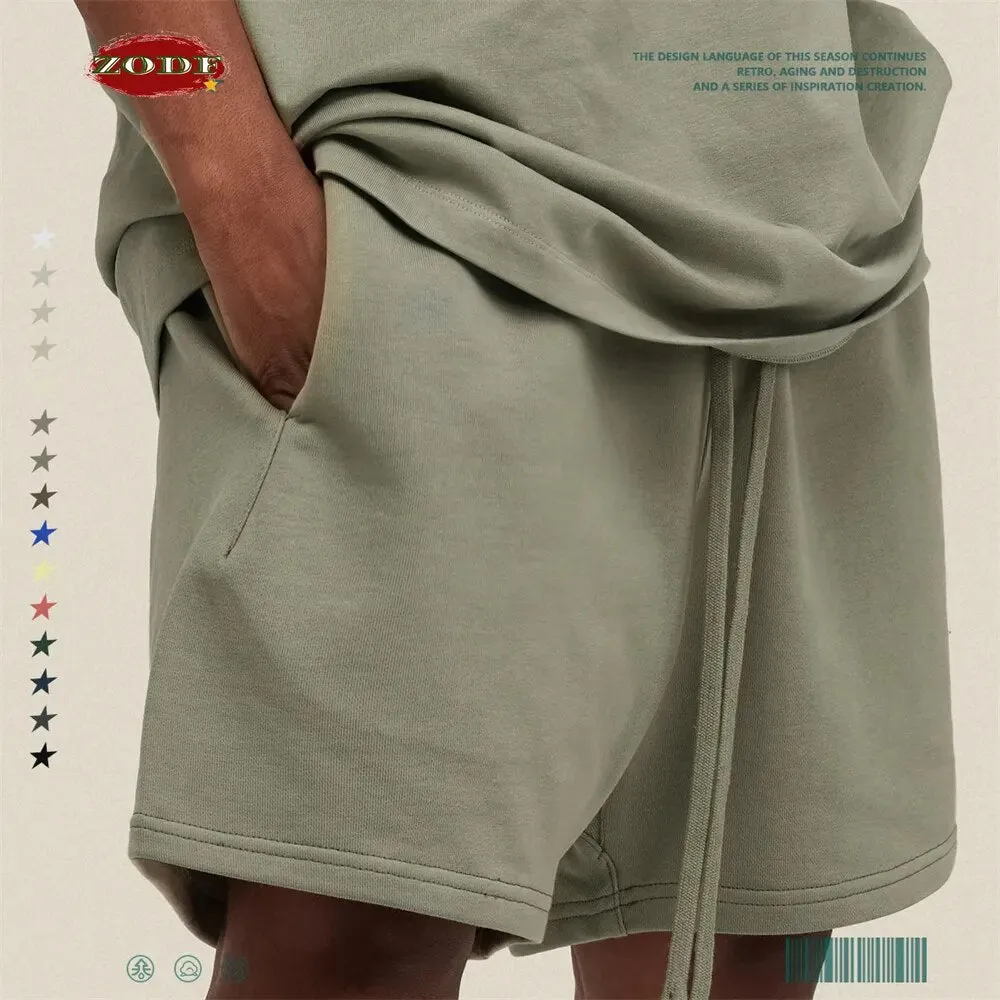 ZODF Heavy Weight Cotton Comfortable Solid Shorts