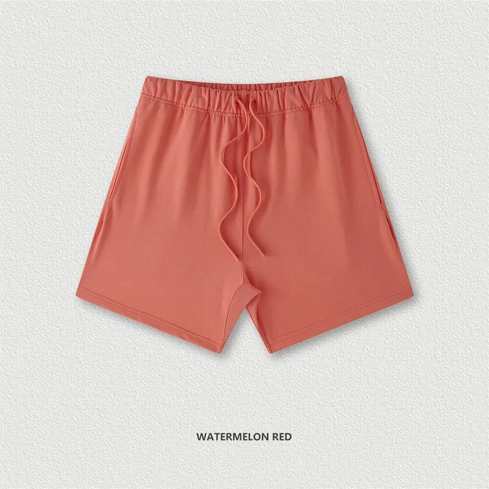 ZODF Heavy Weight Cotton Comfortable Solid Shorts