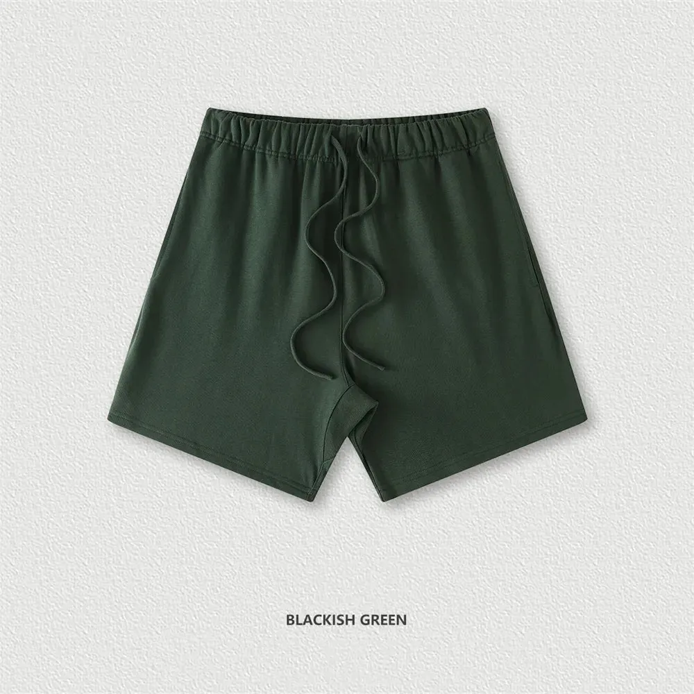ZODF Heavy Weight Cotton Comfortable Solid Shorts