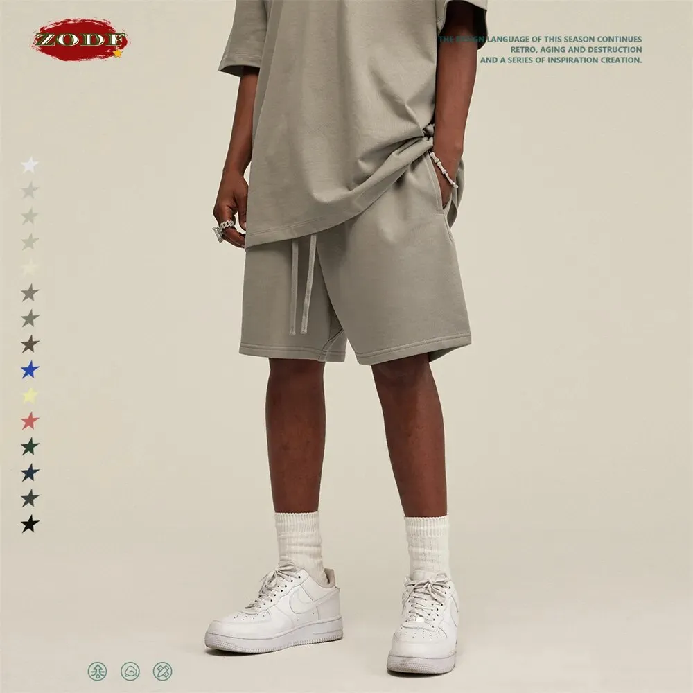 ZODF Heavy Weight Cotton Comfortable Solid Shorts